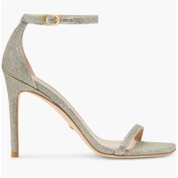 Stuart Weitzman Nudistcurve Ankle Strap Sandal Size 7.5 - Picture 1 of 11